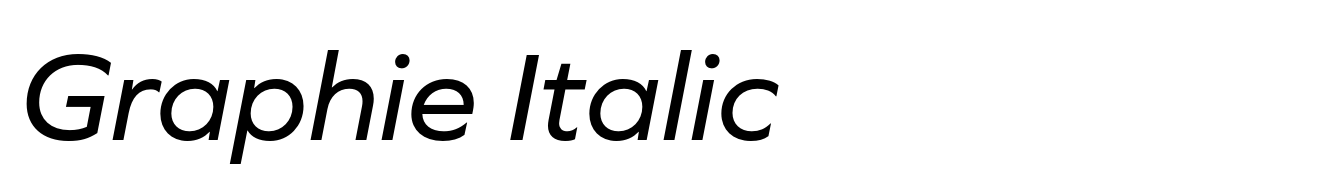Graphie Italic